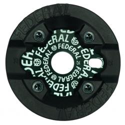 Federal Logo Solid 25T black (with guard Impact) BMX sprocket